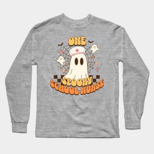 One Spooky School Nurse Long Sleeve T-Shirt